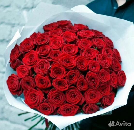 Букет с розами. 25 51 101 роза