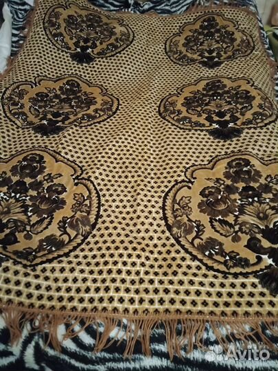 Плюшевая скатерть СССР