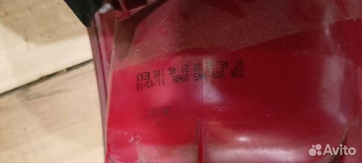 Фонарь задний внешний Passat b6 универсал