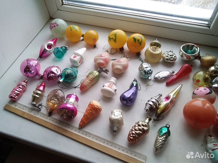 Елочные игрушки СССР