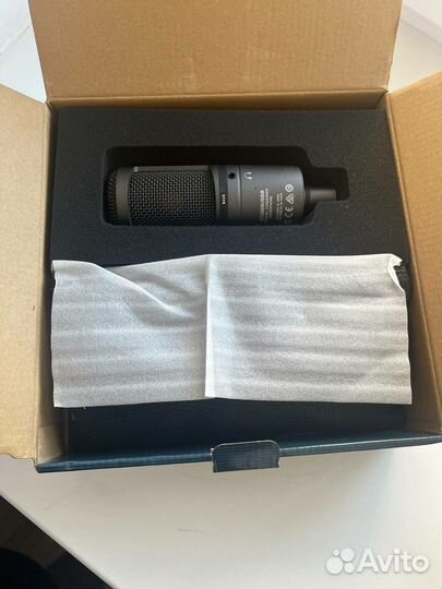 Студийный микрофон audio technica at2020usb+