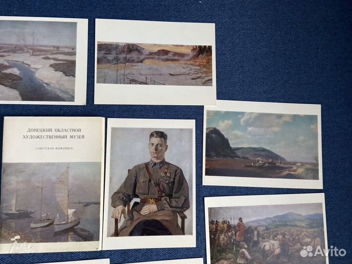 Набор открыток живопись Донецкий музей 1978 СССР