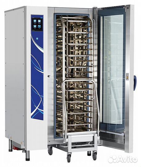 Пароконвектомат Abat пка 20-1/1пп2 + тележка на 20