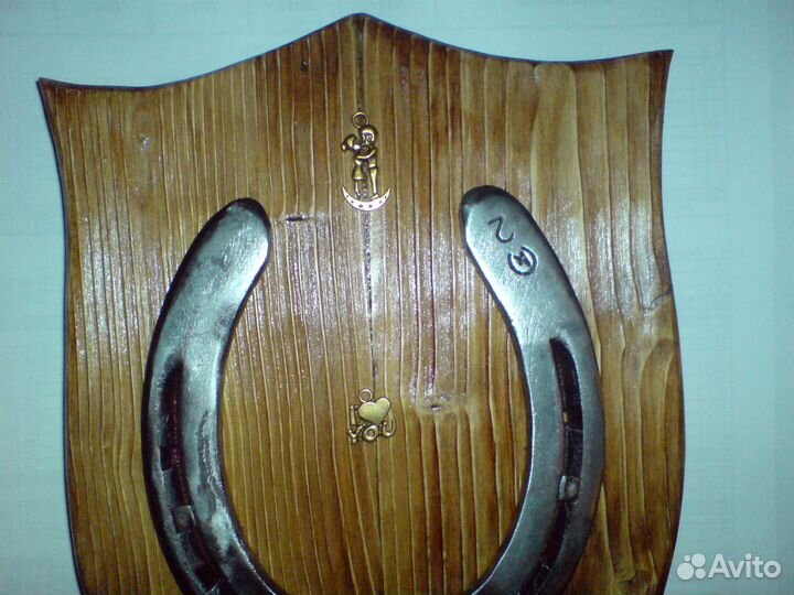 Подкова на панно подарок влюбленным и любимым