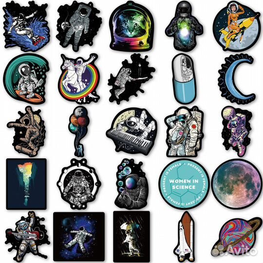 Наклейки 50 штук