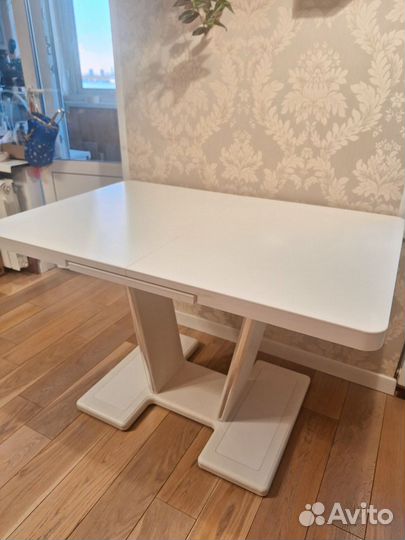 Кухонный стол раскладной из керамогранита