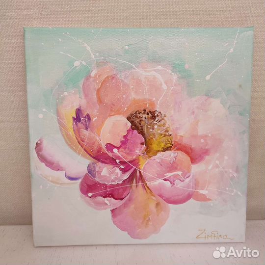 Картина акрилом на холсте