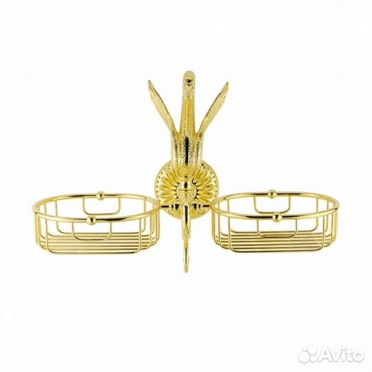 Решётка-корзинка двойная Migliore Luxor 26126 золото