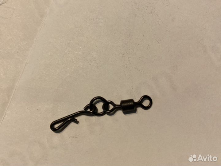 Карабин быстросъём с вертлюгом и кольцом