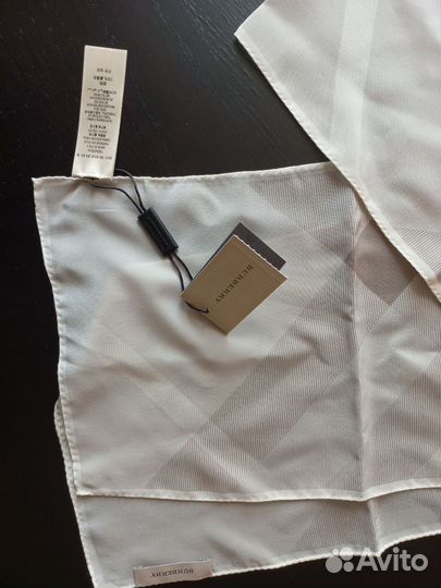 Узкий шёлковый платок Burberry