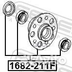 Ступица передняя 1682211F Febest