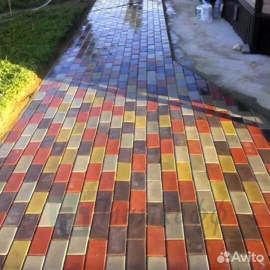 Укладка плитки тротуарной