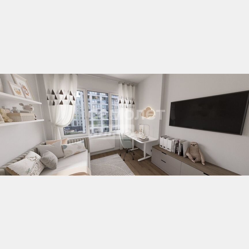 3-к. квартира, 58,3 м², 9/15 эт.