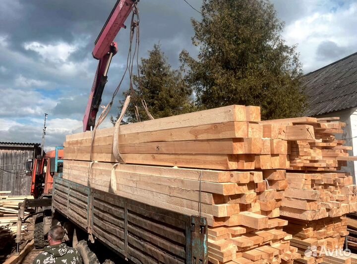 Брус строительный