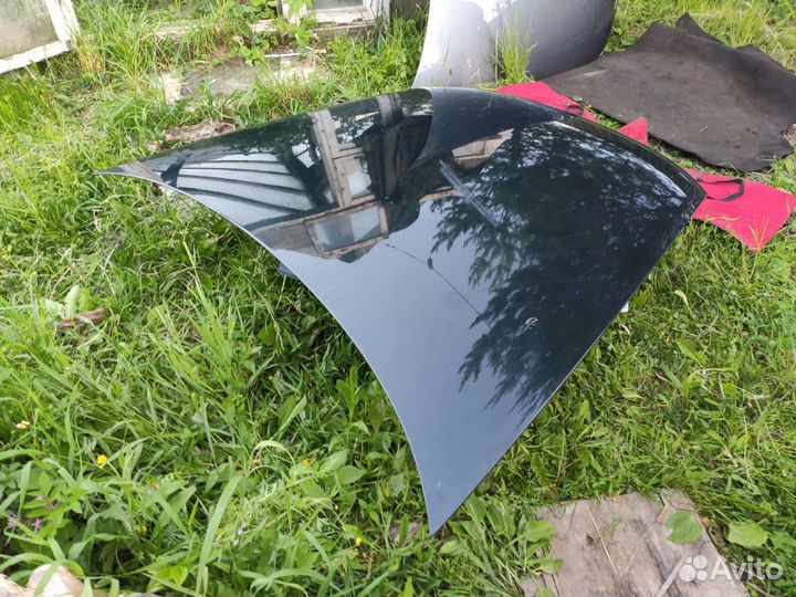 Капот Audi A6C6 / капот Ауди а6с6 черный