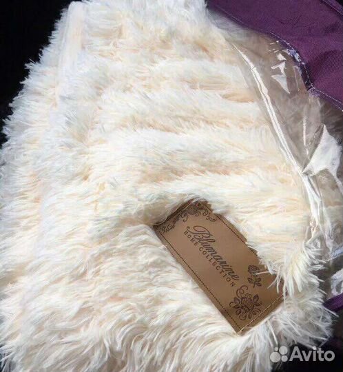 Плед травка 220*240 пушистый бамбук