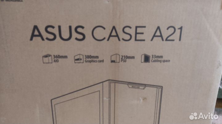 Компьютерный корпус белый Asus Case A21 новый