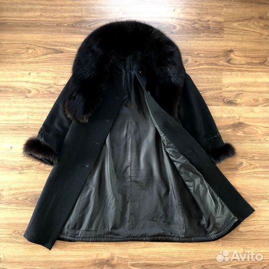 Пальто женское драповое 50