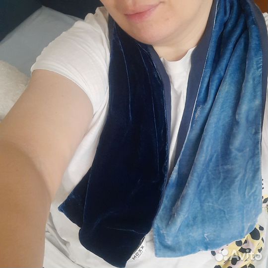 Шарф mexx бархат на шелке