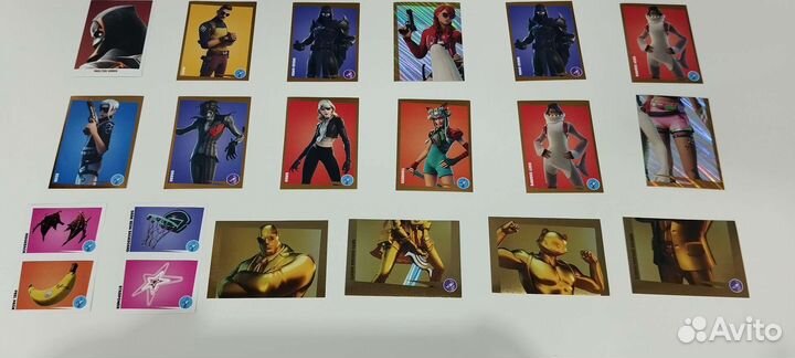 Коллекционные наклейки panini fortinite