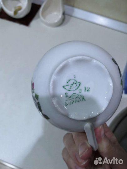 Чайный сервиз коралл