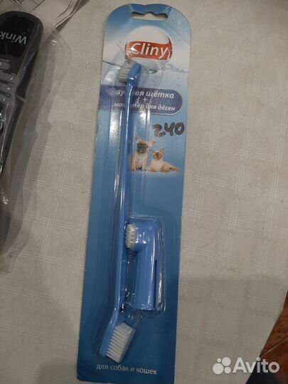 Зубная щётка для животных