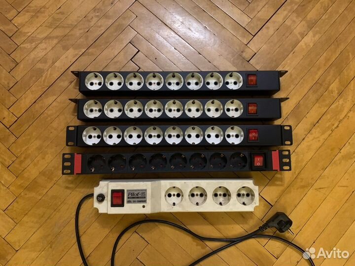 Блоки силовых розеток, сетевые фильтры бр16-008