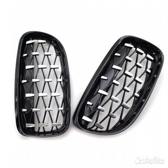 Решетки ноздри бмв Е90 Diamond рест