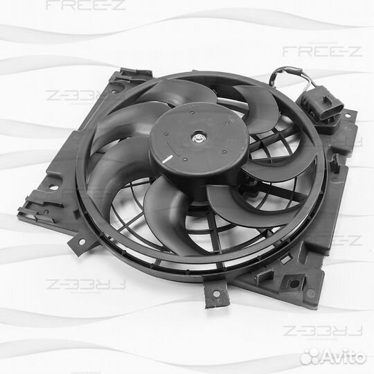 Вентилятор радиатора opel astra H 04- 1.3cdti-1