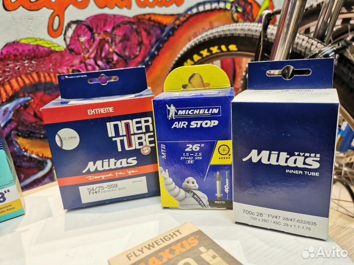 Камеры Велосипедные Maxxis Mitas Hogger