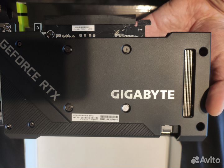 Видеокарта Gigabyte RTX 3060ti Rev 2.0