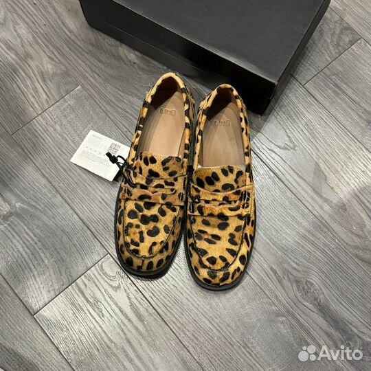 Леопардовые лоферы lime 39