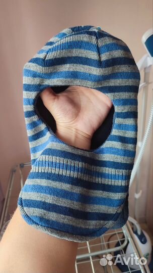 Шапка шлем на мальчика фирмы Fun day размер 50-52