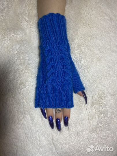 Митенки женские вязаные