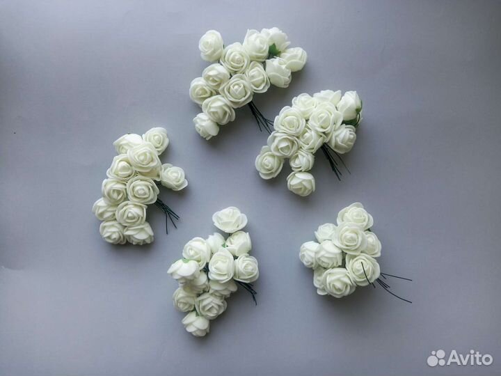 Розочки из фоамирана цветы головка розы