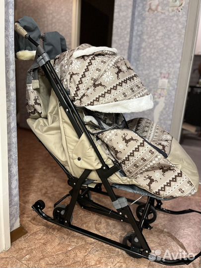 Детские санки коляска