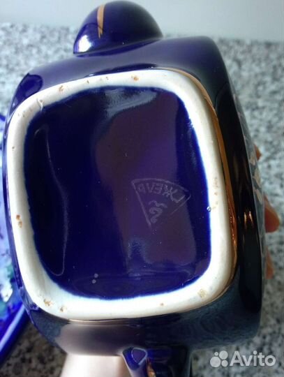 Чайник заварочный, гжель, кобальт