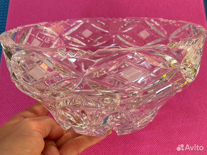Ваза хрустальная большая СССР