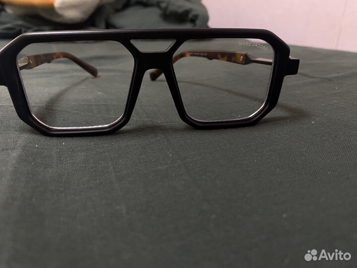 Marc jacobs очки черные леопардовые