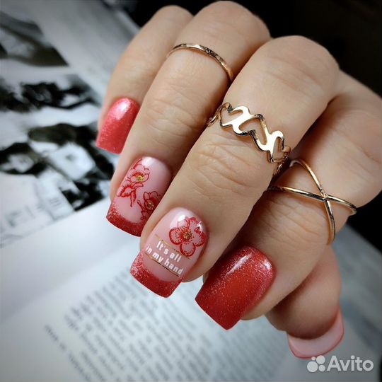 Маникюр, гель лак, наращивание