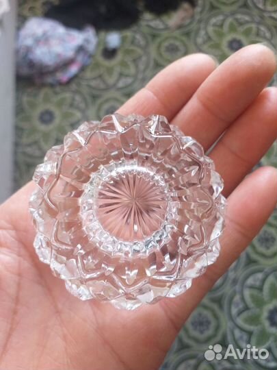 Хрустальная ваза шар