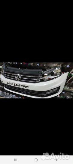 Бампер Volkswagen Polo в цвет