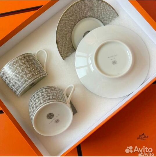 Чайная пара hermes фарфор