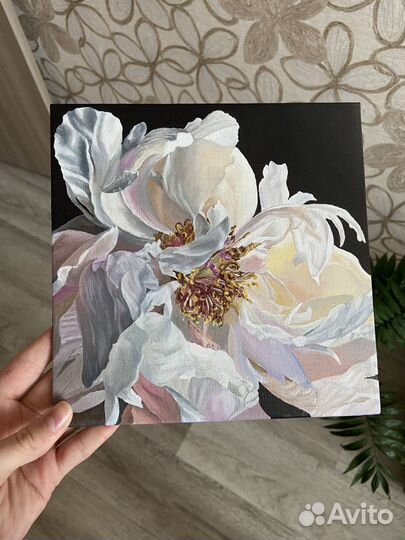 Картина маслом - цветы