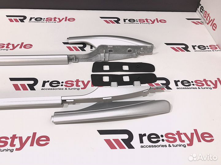 Рейлинги Nissan Patrol 62 Серебро