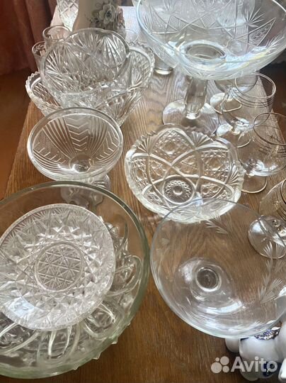 Хрустальная посуда СССР