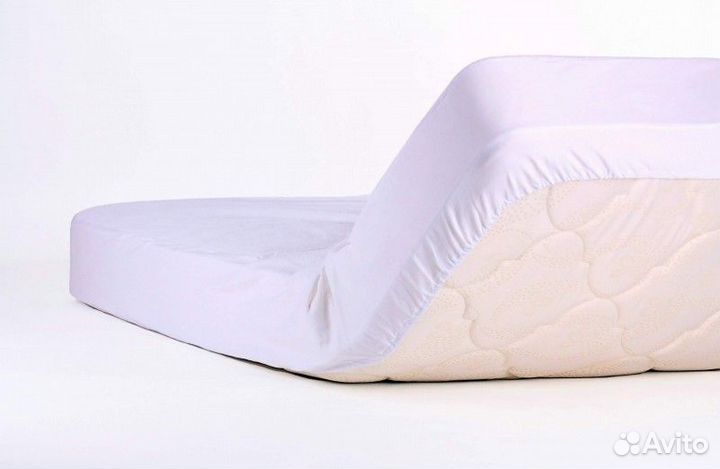 Матрас поролоновый + наматрасник непромокаемый