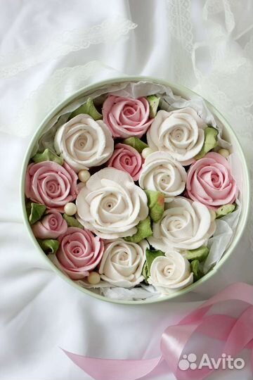 Съедобные букеты из зефира