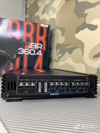 Усилитель Avatar Abr-360.4 (4 канала) мощный