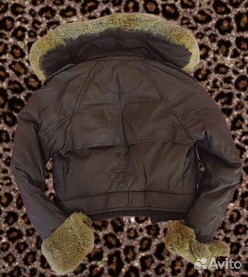 Куртка с мехом y2k vintage